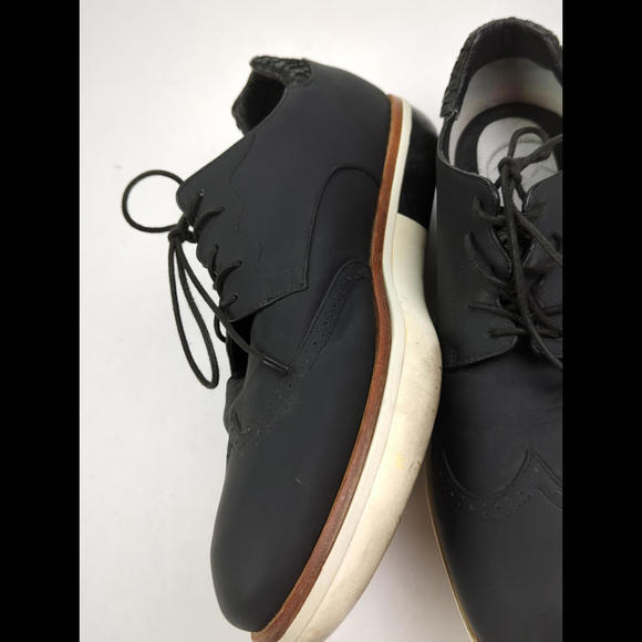 [SOLD] YOHJI YAMAMOTO x ADIDAS Y3 Men's Sz 12 "KOREY" Leather Lace Up Sneakers - Picture 8 of 12
